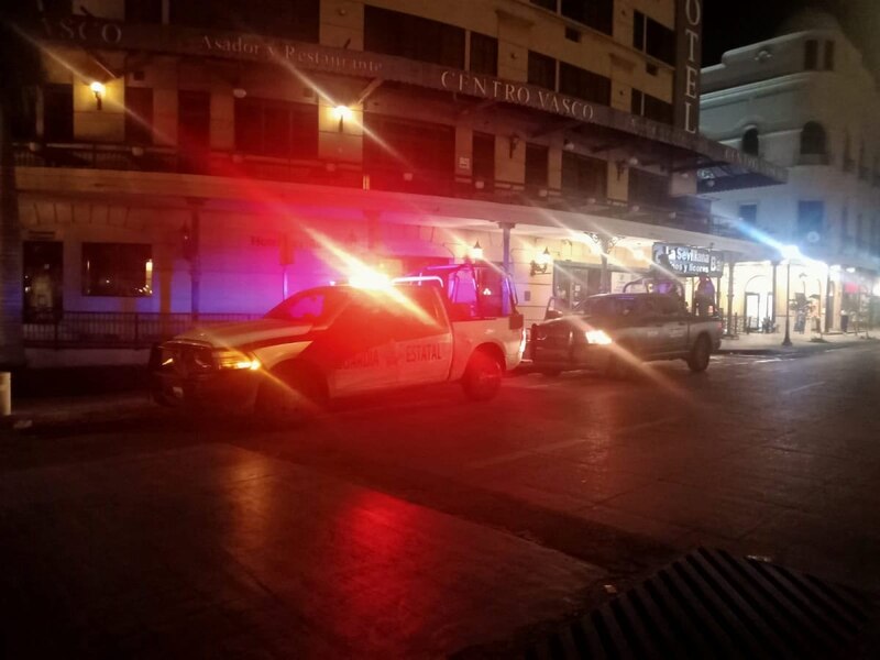 Accidente de tráfico en el Centro Histórico de San Salvador