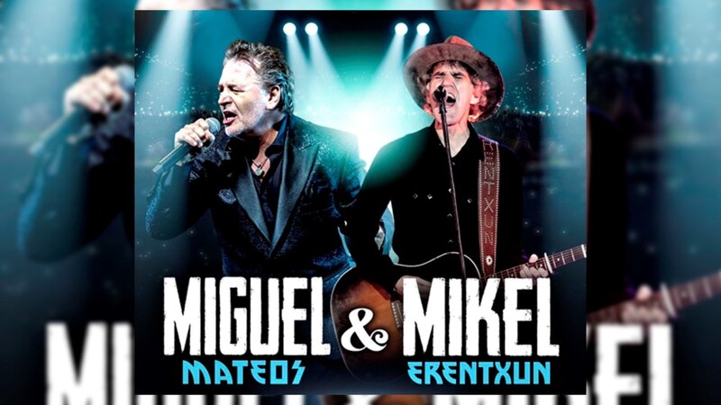 Miguel Mateos y Mikel Erentxun en concierto