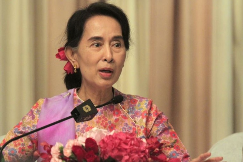 Aung San Suu Kyi, líder de la oposición en Birmania