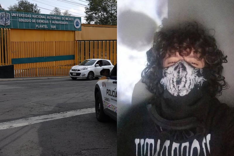 Lex Ashton. El atacante del CCH Sur habría revelado que su intención era acuchillar a más personas previo a la intervención de un trabajador del plantel.