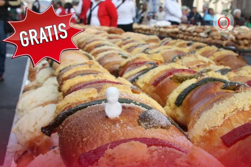 El gobierno de la CDMX anunció que compartirá trozos gratis de Rosca de Reyes en distintos puntos de la ciudad.