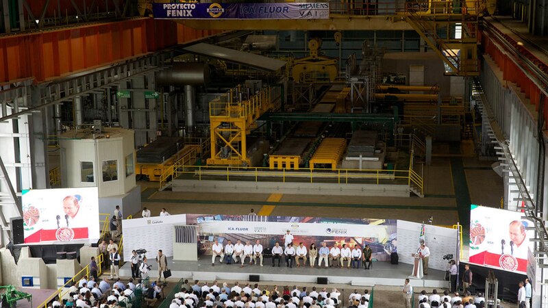 Inauguración de la planta de energía solar más grande de México