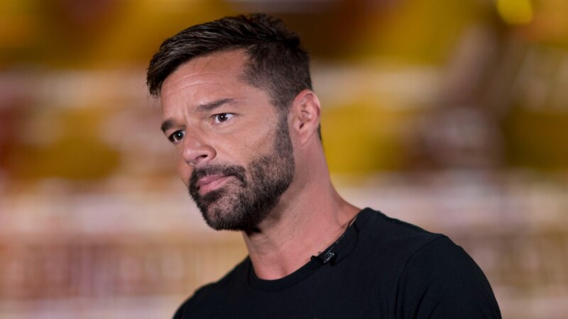 El cantante Ricky Martin en una entrevista.