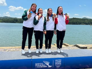 El remo de México suma dos oros más para segur dominando los JCC Santo Domingo 2026