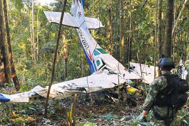 Accidente de avioneta en la selva