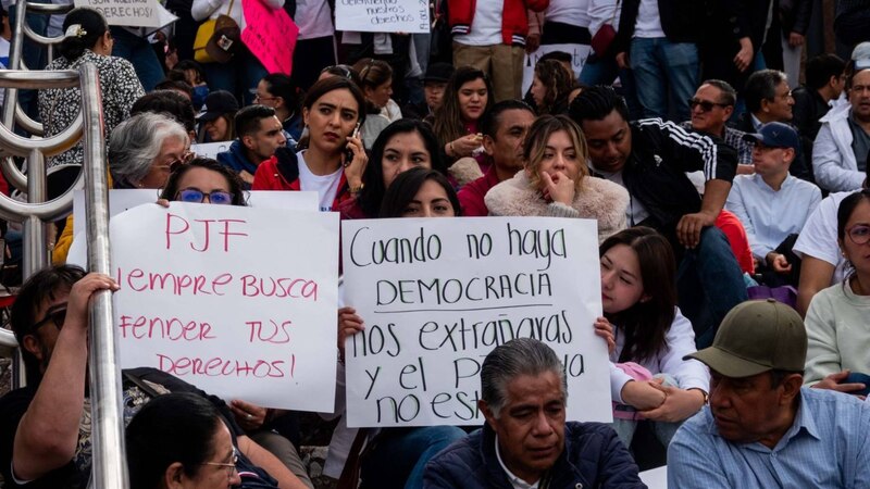 Protesta contra el gobierno