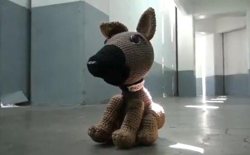 Amigurumi de un perro
