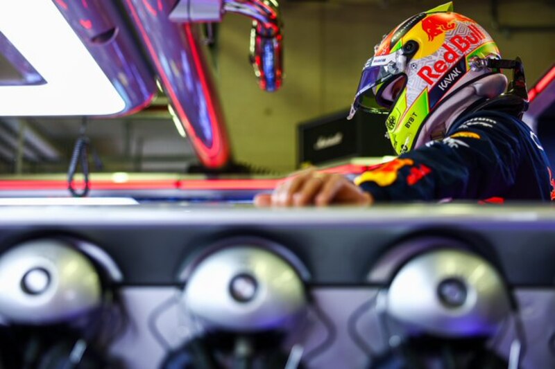 Sergio Pérez, piloto mexicano de Fórmula 1, durante una carrera.