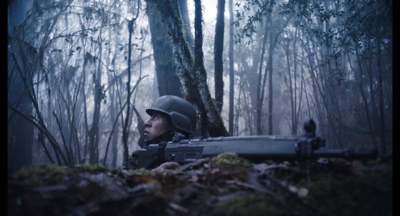 Soldado en la selva