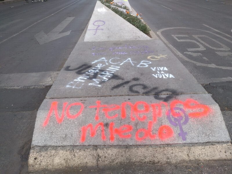 Protesta feminista en la Ciudad de México