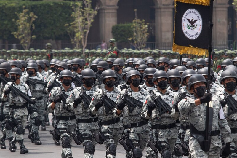 Desfile militar en México
