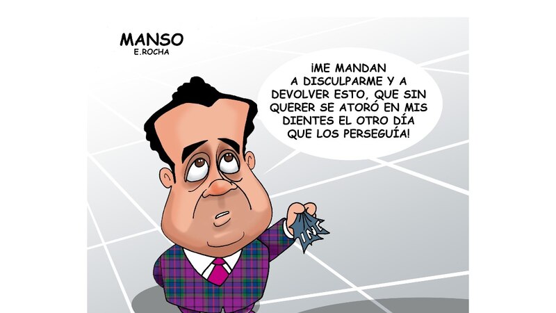 El Presidente se disculpa por tragarse los dientes de un manifestante