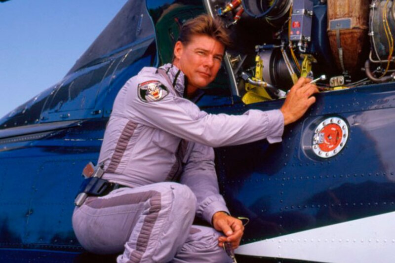 El actor Tom Cruise en la película Top Gun