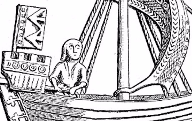 Un barco vikingo