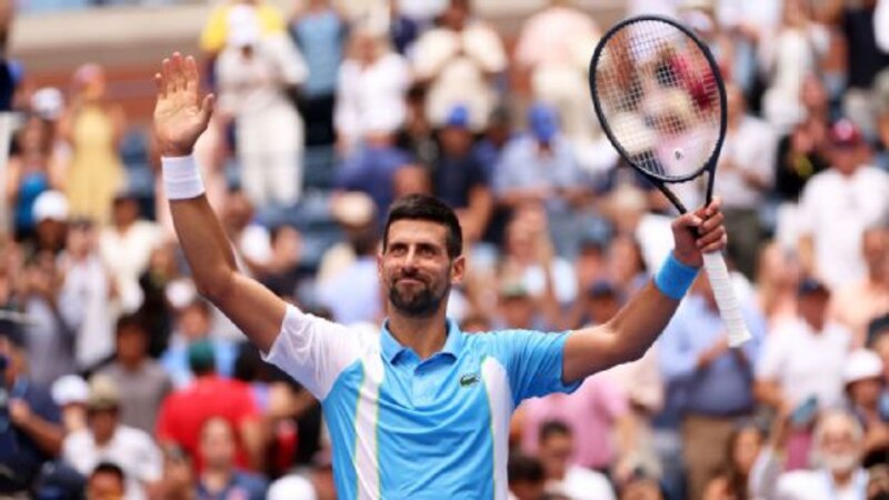 Novak Djokovic celebra su victoria en el US Open 2021