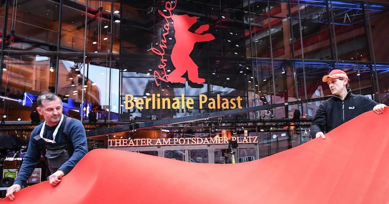 ¡Alfombra roja en el Berlinale Palast!