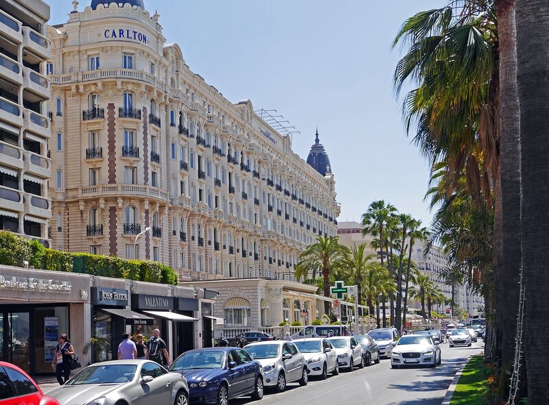 La Croisette, Cannes, Francia