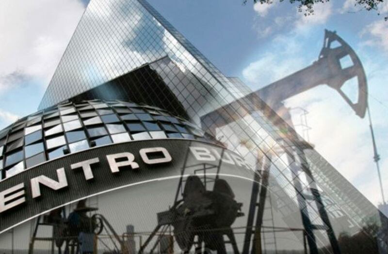 Centro de negocios y petróleo