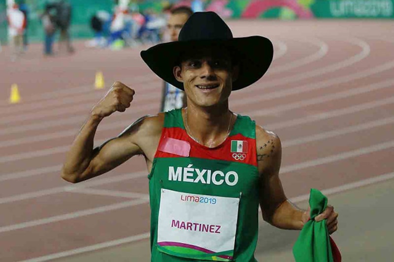 El mexicano Jesús Martínez gana la medalla de oro en los 1500 metros planos en los Juegos Panamericanos de Lima 2019.