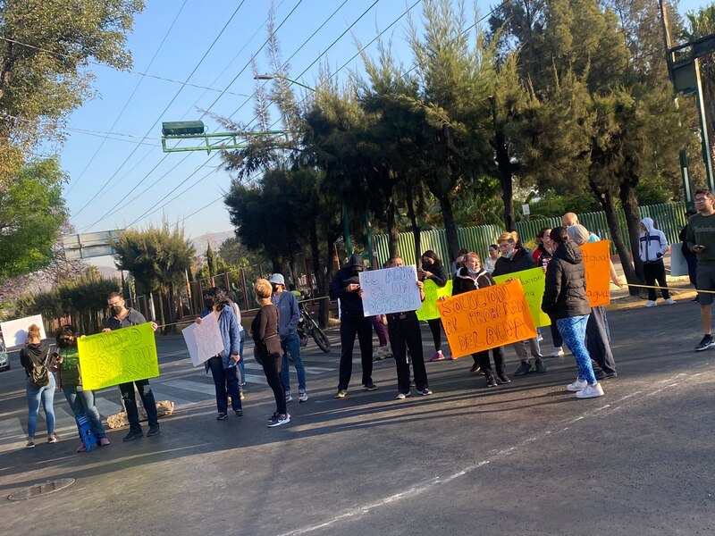 Protesta por la falta de agua en la Ciudad de México