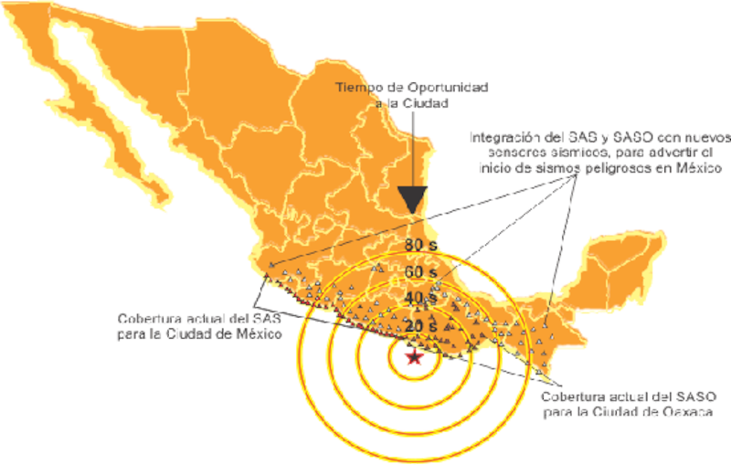 Cobertura del Sistema de Alerta Sísmica en la Ciudad de México