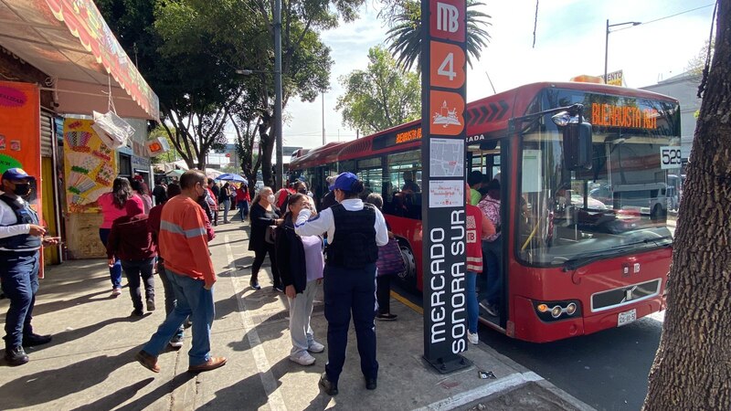 Autobús público en la Ciudad de México