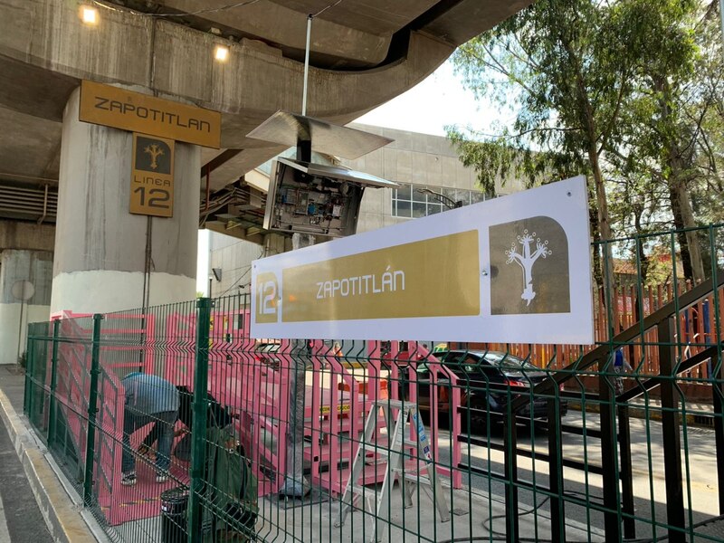 Estación Zapotitlán de la Línea 12 del Metro de la Ciudad de México