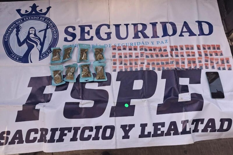 Drogas, armas y vehículos decomisados en Guanajuato en operativos recientes de la Secretaría de Seguridad y Paz