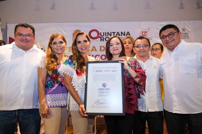 Entrega de nombramiento de Pueblo Mágico a Cozumel