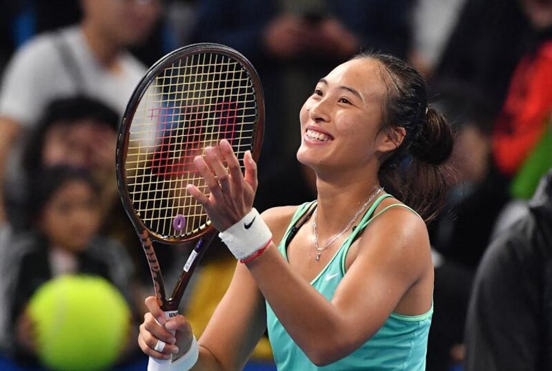 La tenista china Li Na celebra su victoria en el Abierto de Australia 2014.