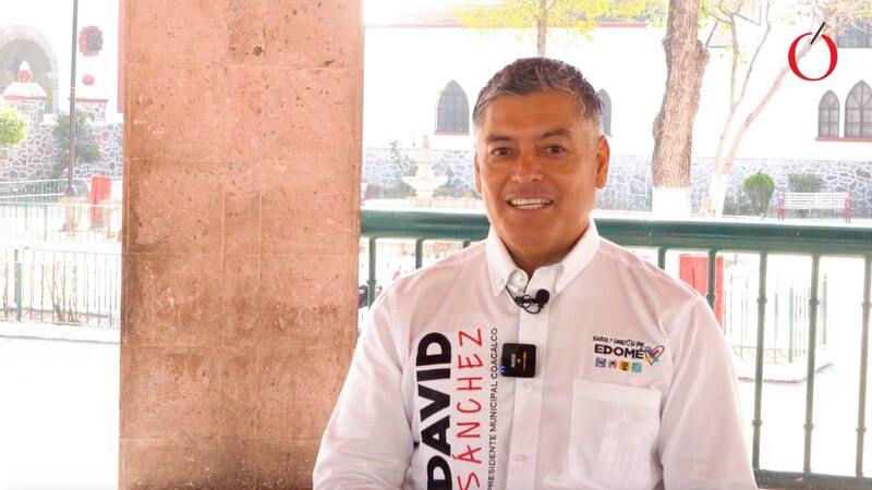 El presidente municipal de Coacalco, David Sánchez Isidoro, rinde su segundo informe de gobierno