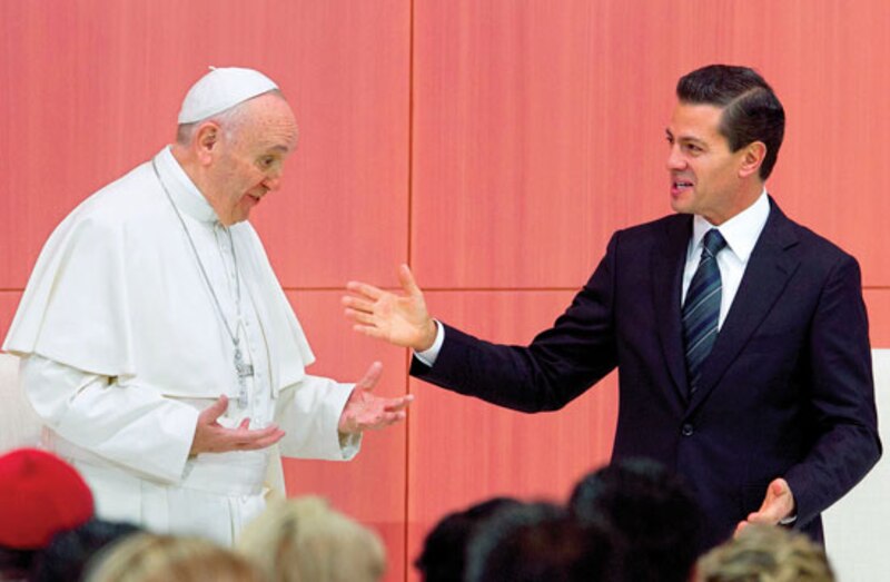 El Papa Francisco se reúne con el Presidente de México, Enrique Peña Nieto