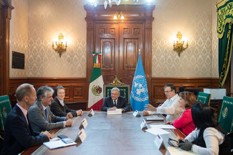 Reunión del presidente mexicano con empresarios