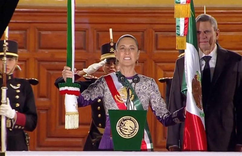 Claudia Sheinbaum dio su primer Grito de Independencia