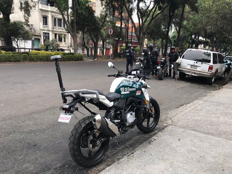 Accidente de moto en la Ciudad de México