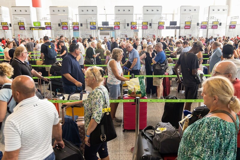 Retrasos en los vuelos del aeropuerto de Palma de Mallorca