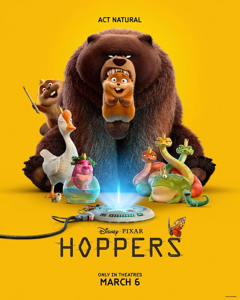 Póster de 'Hoppers: Operación Castor'