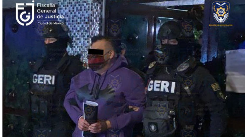 Detienen a presunto feminicida en la Ciudad de México
