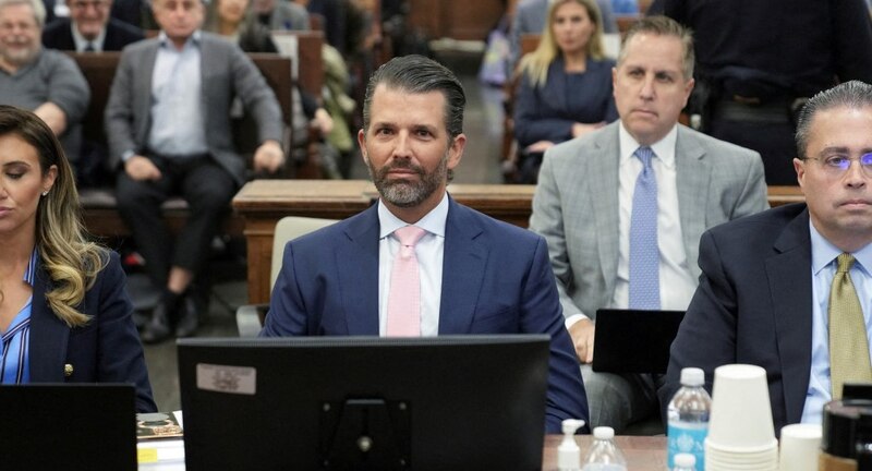 Donald Trump Jr. en el juicio político a su padre