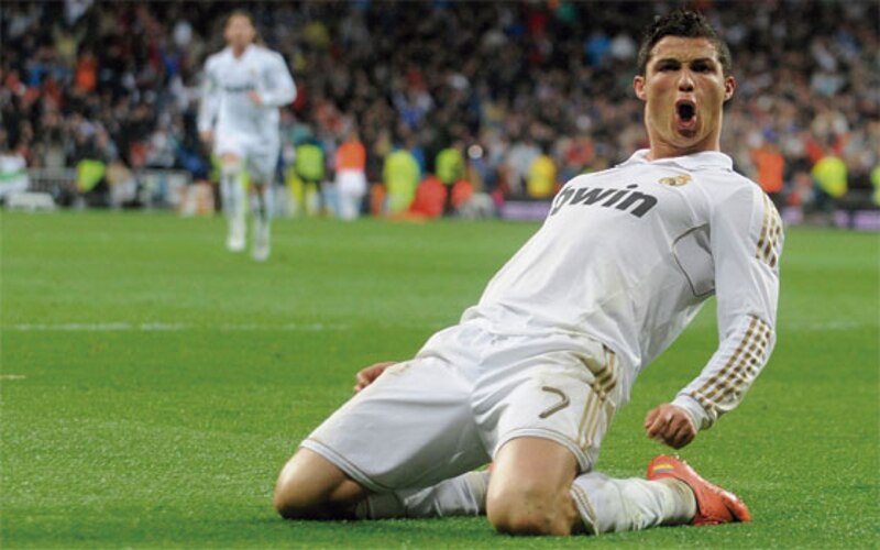 Cristiano Ronaldo celebrando un gol