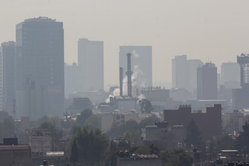 Ciudad de México con smog