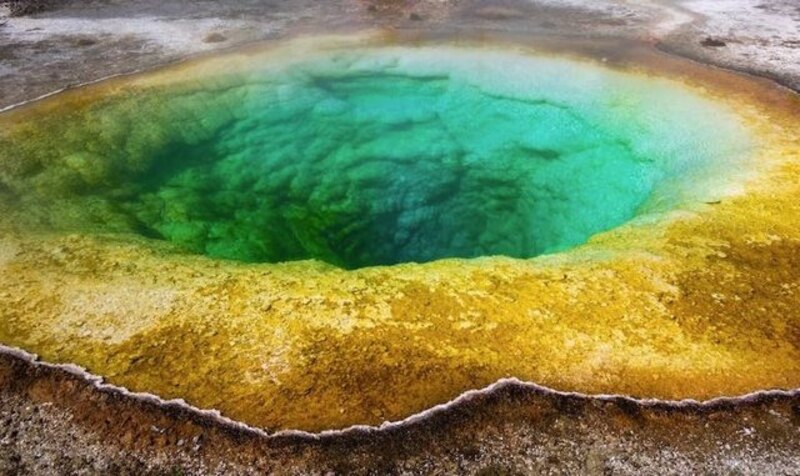 La Gran Prismatic Spring en el Parque Nacional de Yellowstone