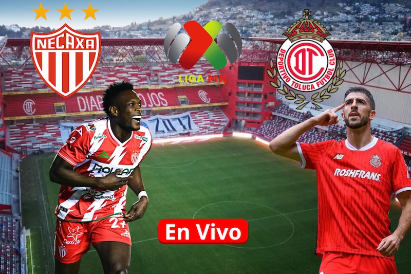 Partido Necaxa vs Toluca en vivo