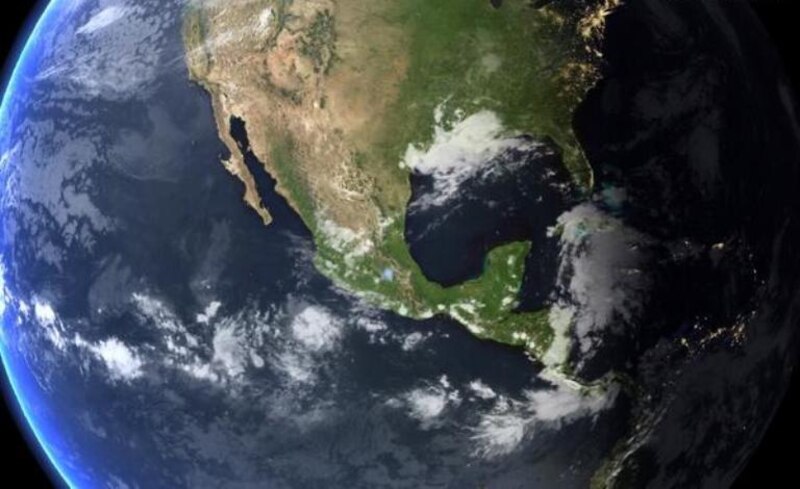 Imagen satelital de la Tierra
