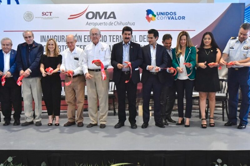 Inauguración del nuevo edificio terminal del Aeropuerto de Chihuahua