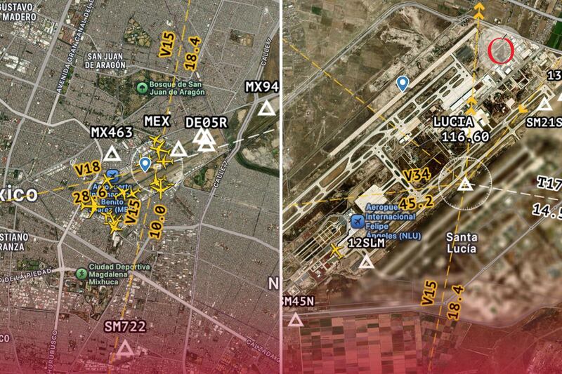 Aeropuertos AICM y AIFA