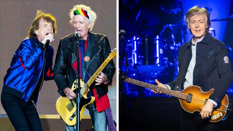 Mick Jagger y Paul McCartney, dos leyendas de la música, juntos en una misma imagen