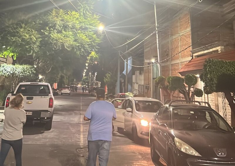 Accidente de tráfico en la Ciudad de México
