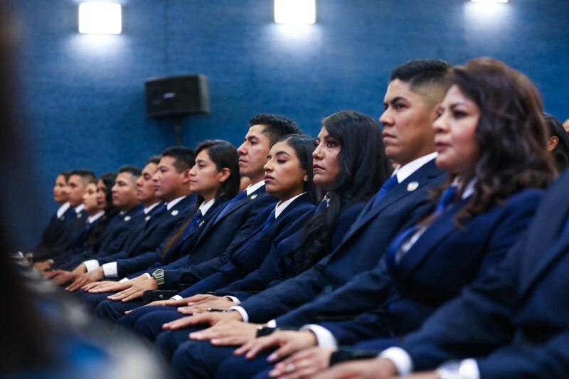 Graduación de cadetes de la policía nacional