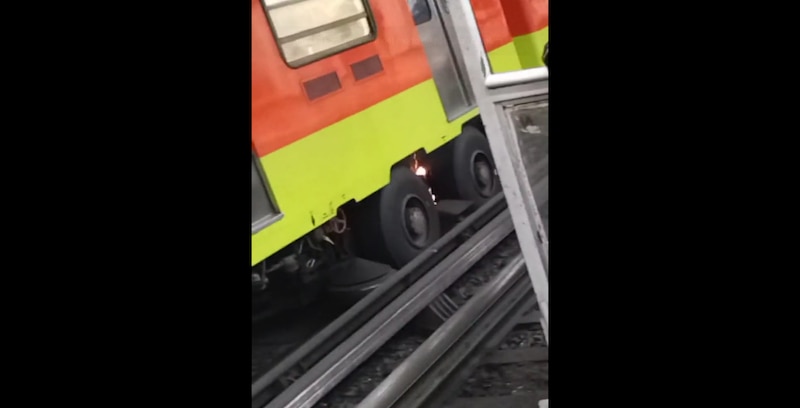 Incendio en el metro de la Ciudad de México